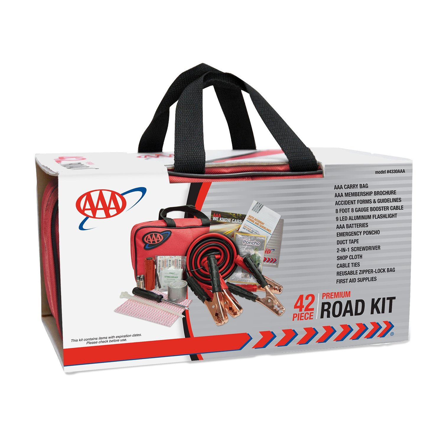 AAA 42 Piece Emergency Road Assistance Kit Packaging