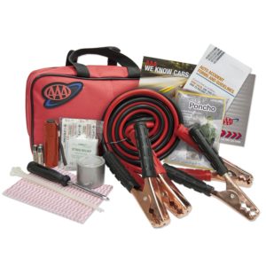 AAA 42 Piece Emergency Road Assistance Kit Red Outside